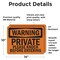 Signmission Private Please Knock Before Entering OSHA Warning Sign, Vinyl Decal, 14in W x 10in L, 2PK OS-2PACK-WS-D-1014-L-12347 - alternate 5